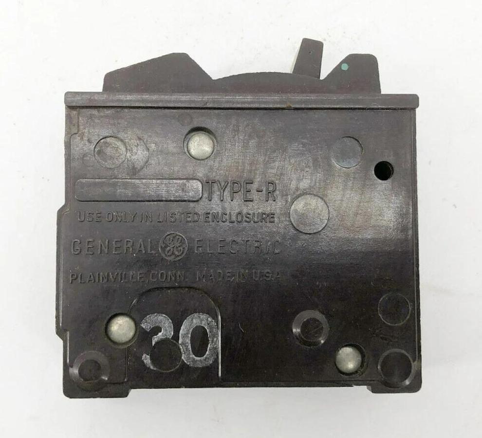 Used Lot of 3 GE General Electric R130 Circuit Breakers 30A 120/240VAC 1 Pole