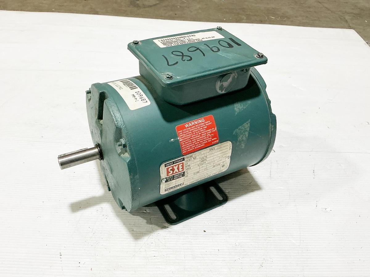 Used Reliance B77B8742N-PT Electric Motor 3/4HP 575V 1725RPM 3PH FK55