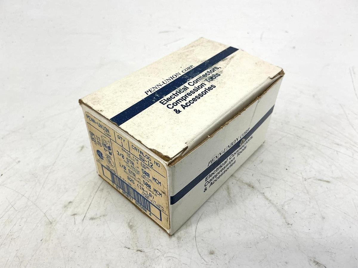 New Penn-Union Corp SW-12 Split Bolts 1/0STR-500MCM Rec Torque: 825 (IN-LB) SW12