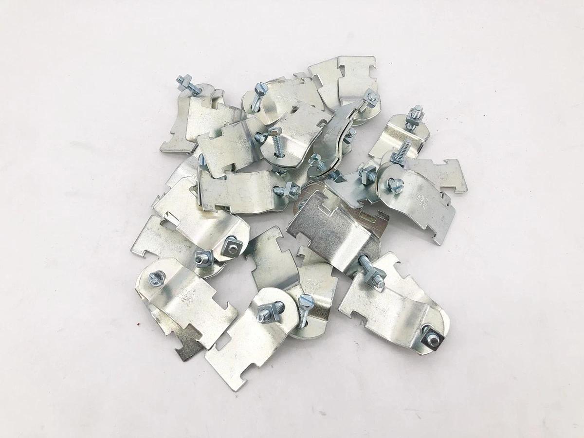 Lot of 26 New Thomas & Betts 700-1-EG Electro-Galvanized Steel Straps - No Box