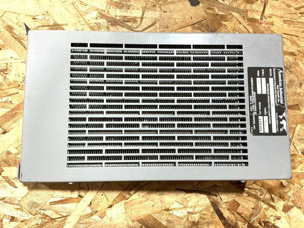 Used American Industrial Heat Transfer BM-102-S Heat Exchanger Tubes-300PSI Temp-400F