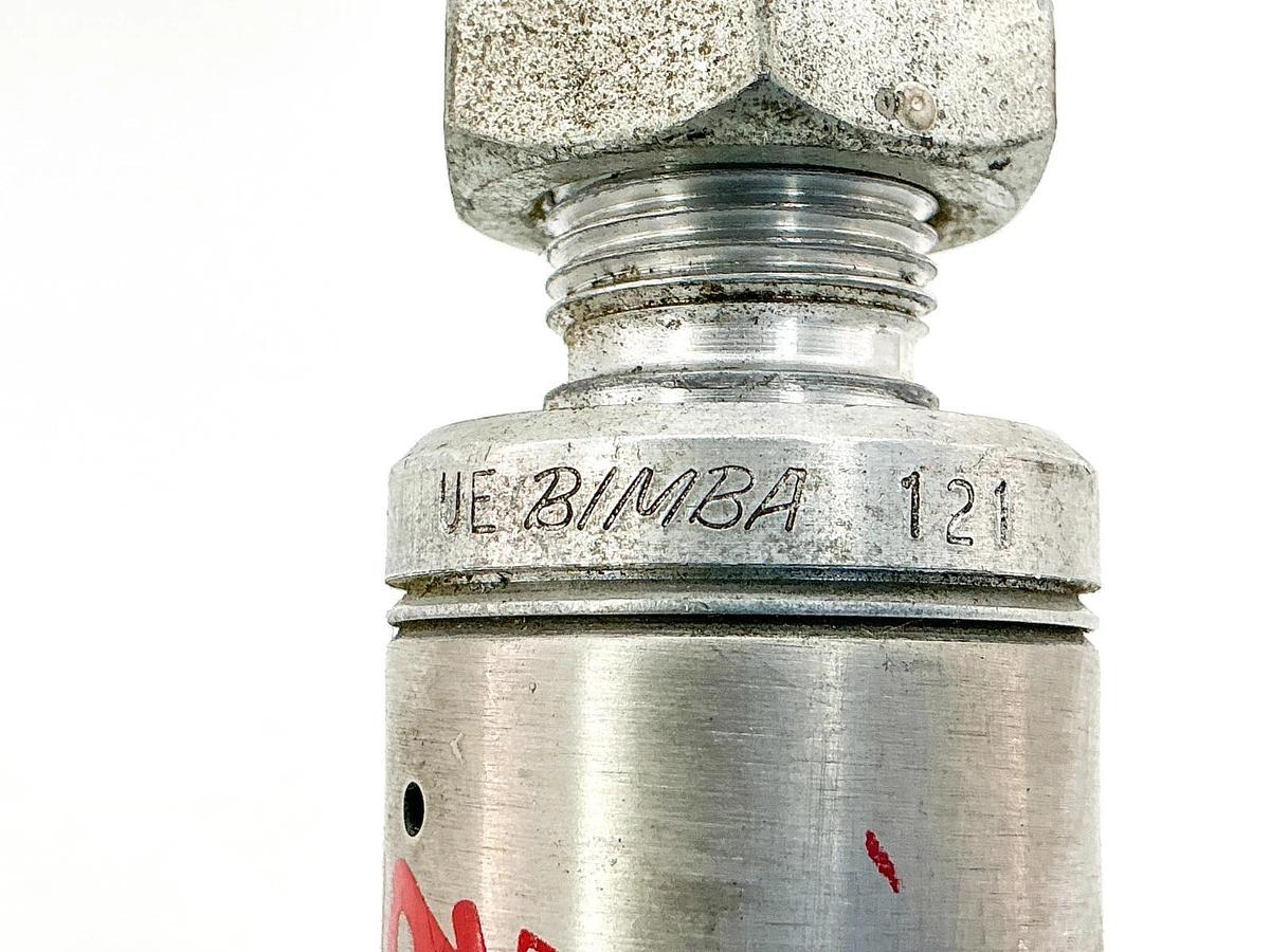 Used Lot of 2 Bimba 121 Pneumatic Cylinder Stainless Steel
