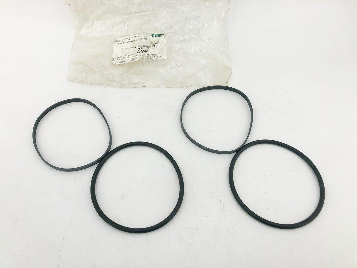 Lot of 2 New Buhler UNN-44019-234 O-Ring Stuffing 135 102-135