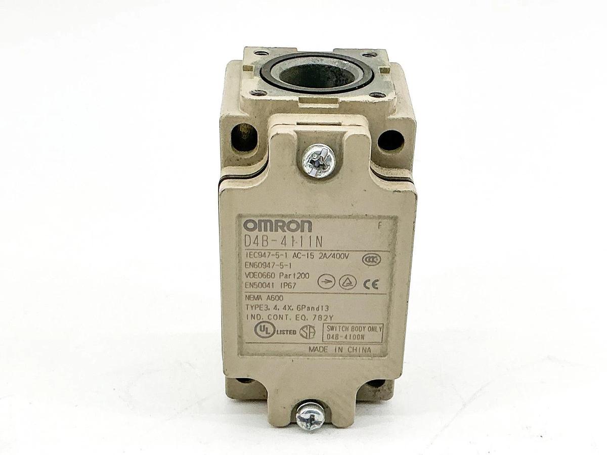 Used Lot of 2 Omron D4B-4100N Limit Switch Body 400V 2A