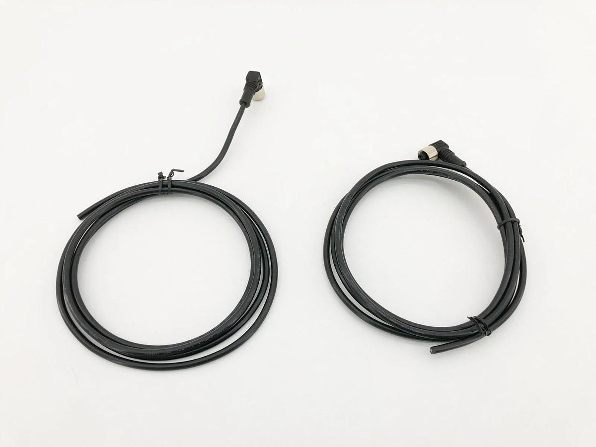 Lot of 2 New TE Connectivity 1838256-1 Circular Connecters 4 Pos Female M12 2m