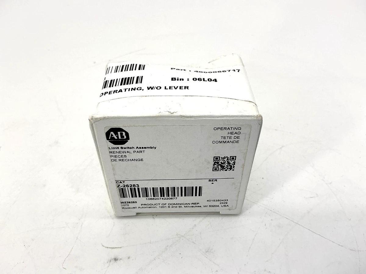 New Allen Bradley Z-26283 Ser * Limit Switch Operating Head Renewal Part Z26283