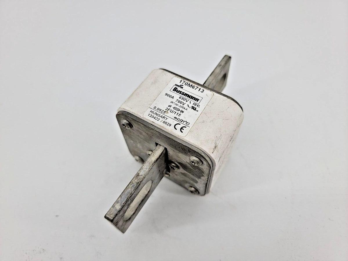 Used Bussmann 170M6713 High Speed Fuse-Link 900A 690V