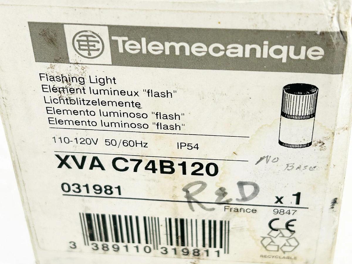 New Telemecanique XVA C74B120 Flashing Light 110-120V 50/60Hz IP54