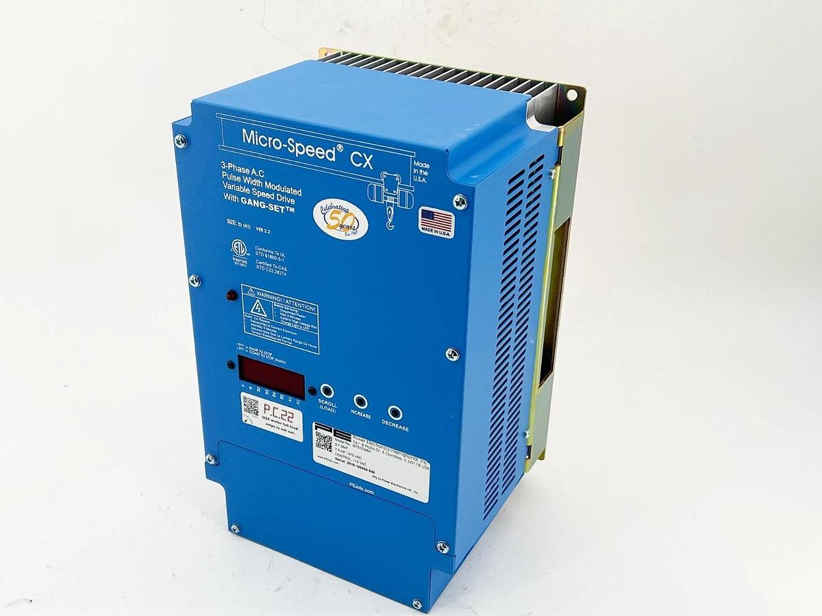 New PE M757CXRH Crane Hoist Motor Control Drive 7.5HP 9.7FLA 575V