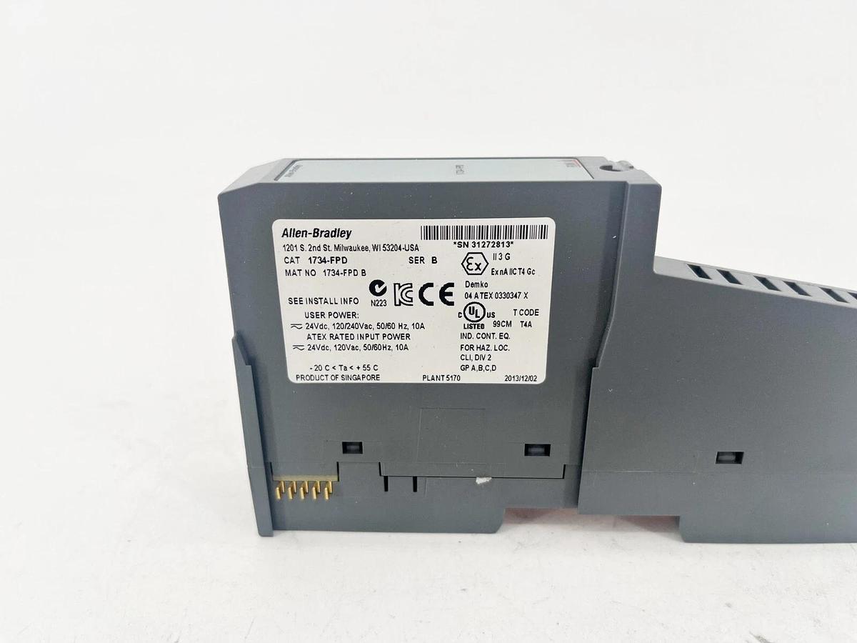 Used Allen Bradley 1734-FPD Ser. B Point I/O Field Distributor Module
