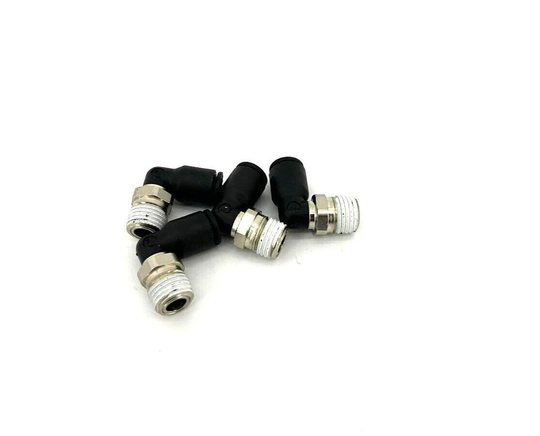 Lot of 4 New Lawson 87626 Male Elbows, 90 Deg. 5/16" x 1/4", 290PSI