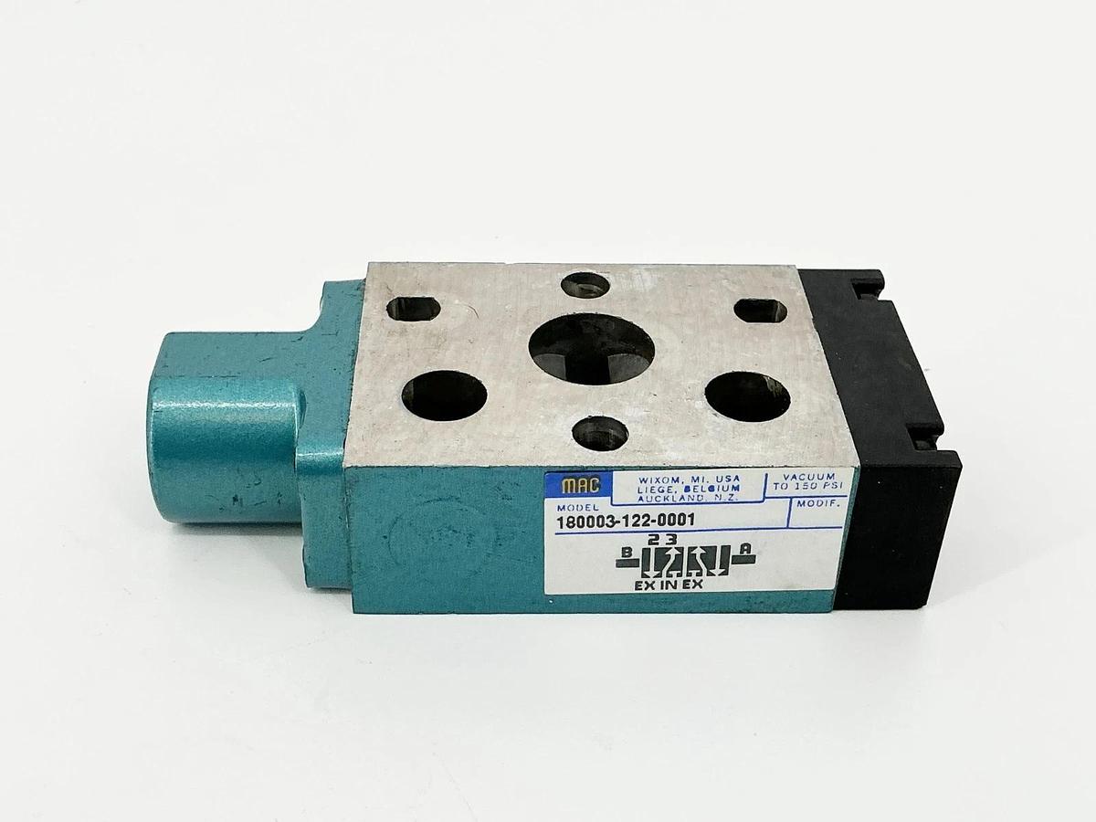 New Mac Valves 180003-122-0001 Solenoid Pilot Valve - No Box