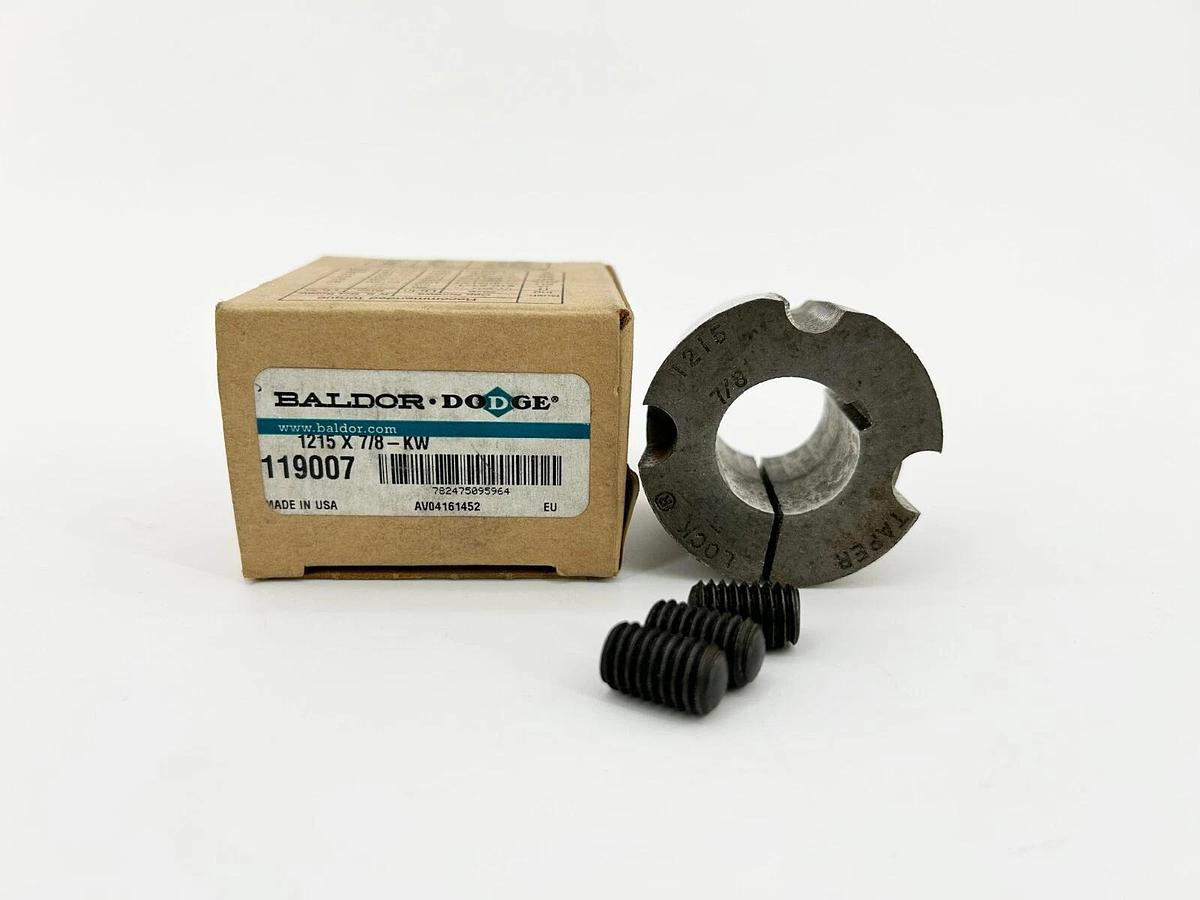 New Baldor Dodge 119007 Bushing 1215 X 7/8"-KW