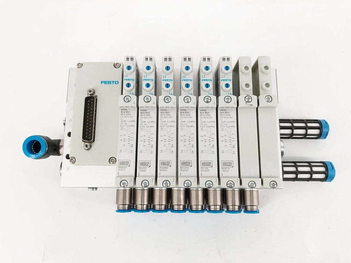 New Festo VTUG-14-MSDR-S8-B1T-25V20-Q12LA-UR-Q8S-6JLL Valve 595576 - No Box