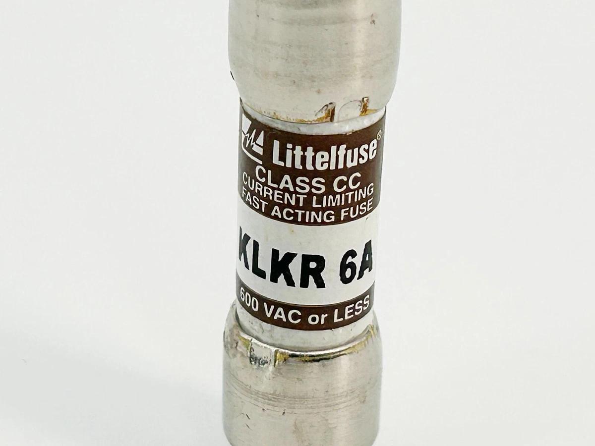 New Lot of 3 Littelfuse KLKR-6A Current Limitting Fast Acting Fuse 6A 600V No Bo