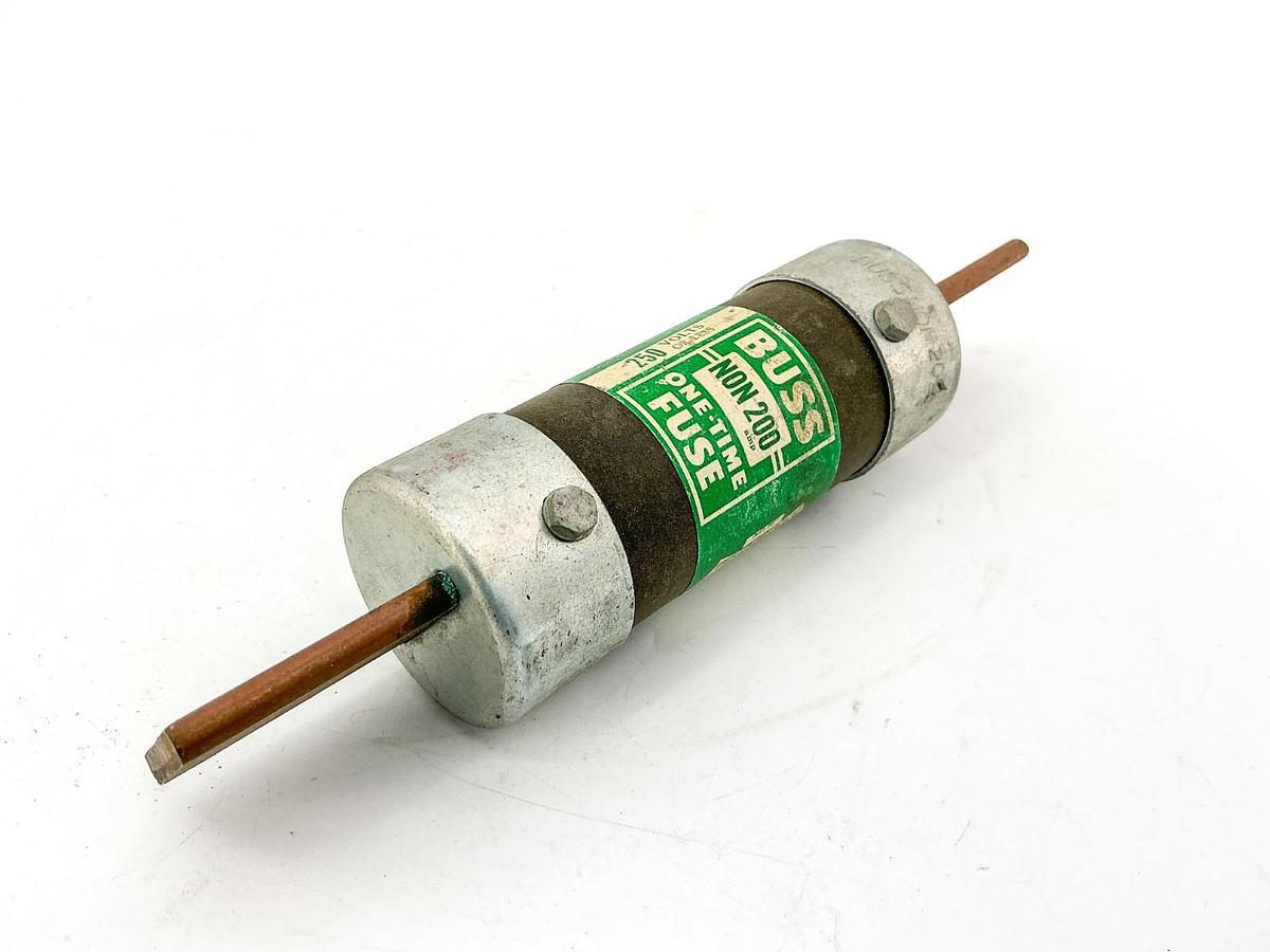 New Bussmann NON-200 One Time Fuse 200A 250V - No Box