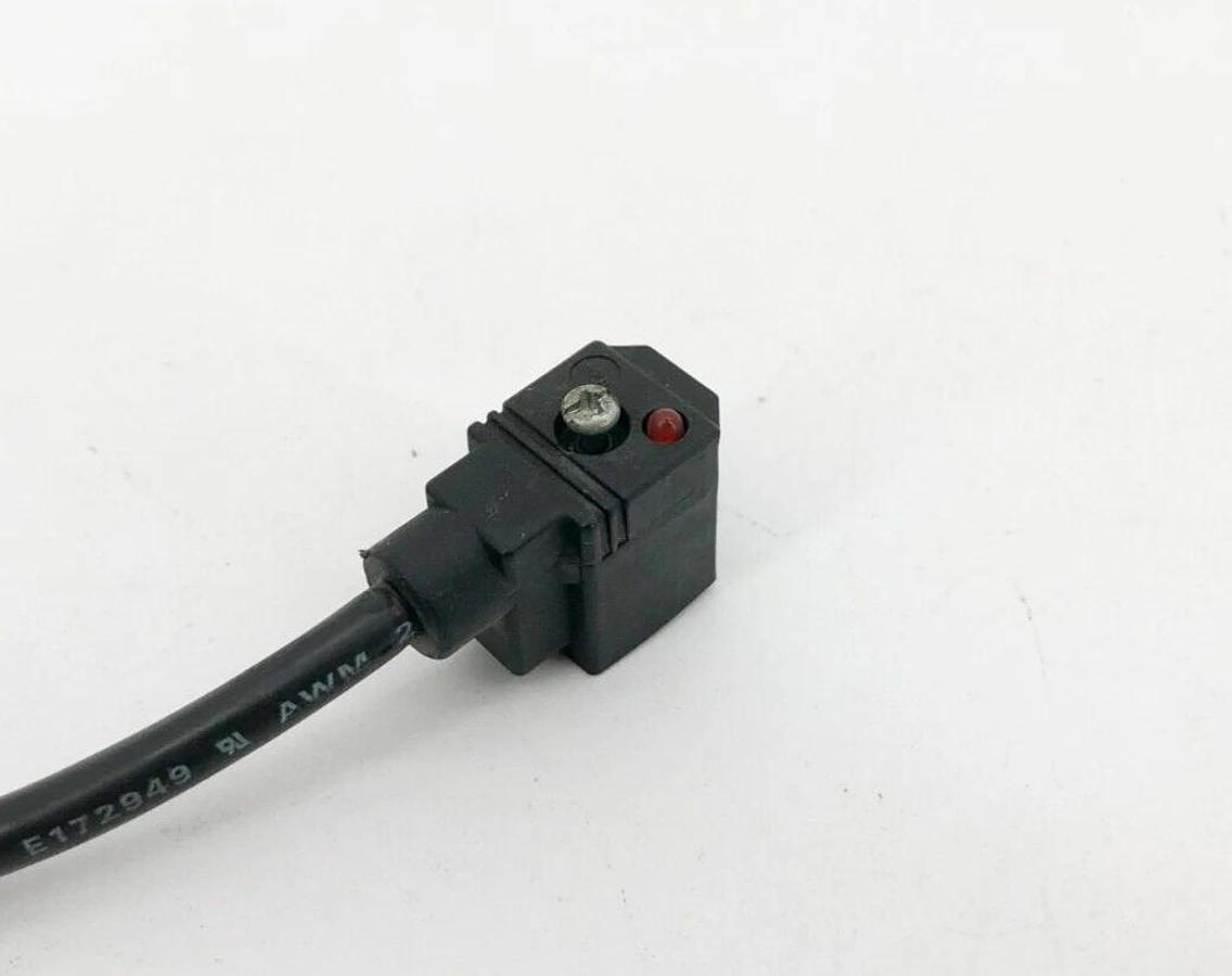 Used Lot of 2 MPM 492-C4 Solnoid Connector Cables 24V