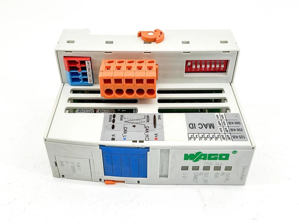 New Wago 750-346 FC Devicenet Module 24VDC