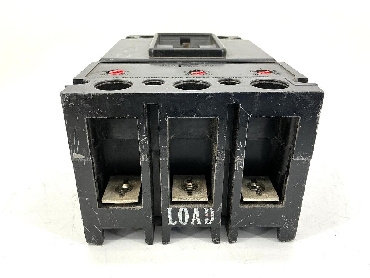 Used Westinghouse LB3400F Circuit Breaker 3P 300A 600VAC MISSING SWITCH