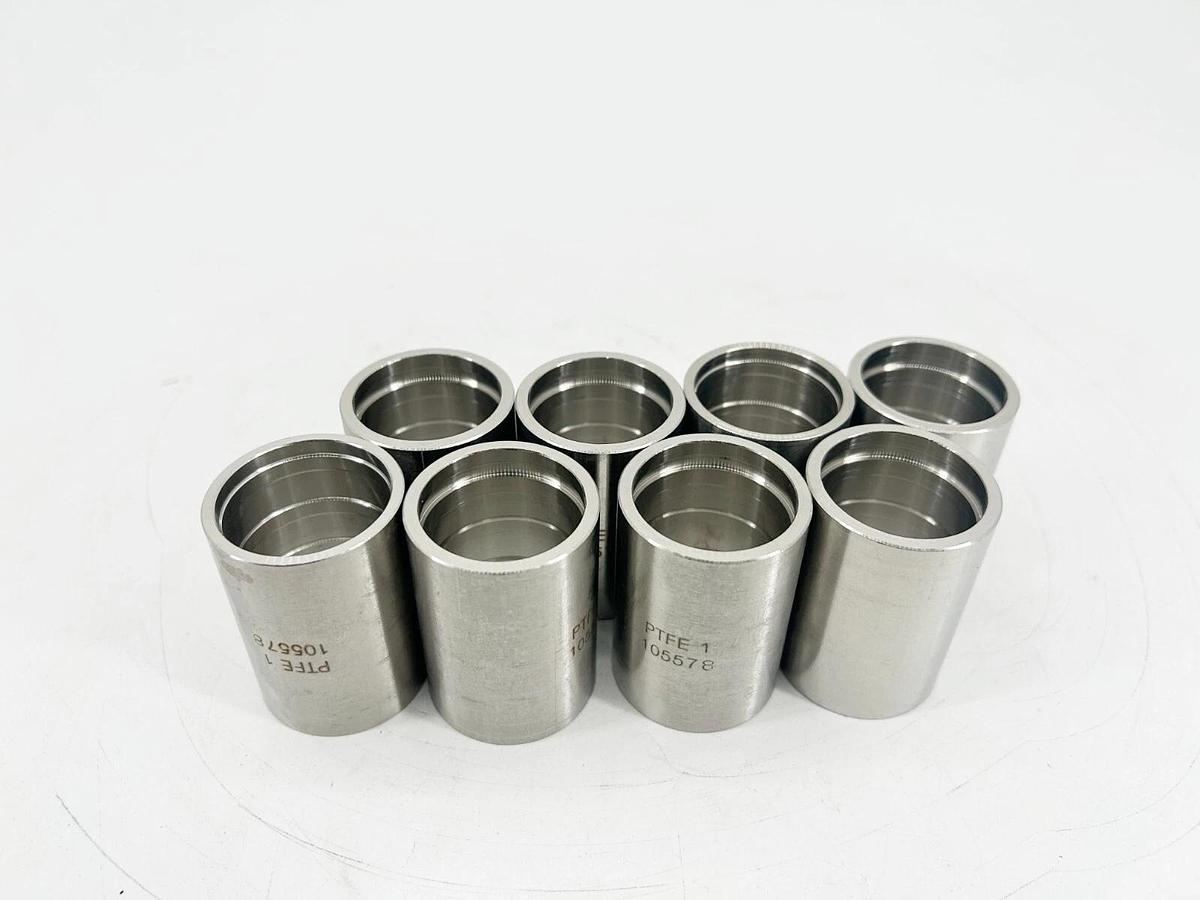 New Box of 8 Dicsa DI-SS-R14-F-16 SS Ferrule R14 Smooth PTFE DN 1"