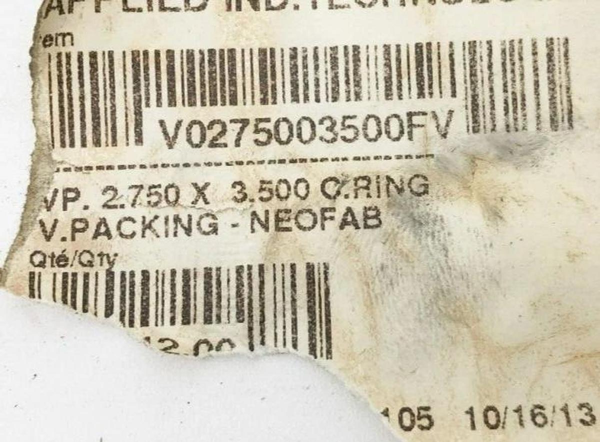 Lot of 6 New V0275003500FV Vee Packing C-Rings Neofab 2-3/4" X 3-1/2"