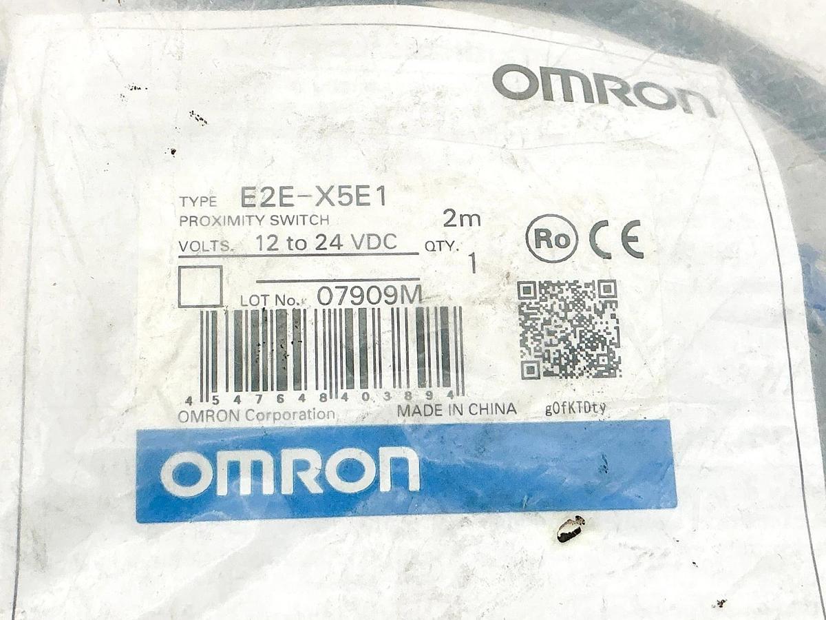 New Omron E2E-X5E1 Proximity Switch Sensor 12-24VDC 2M