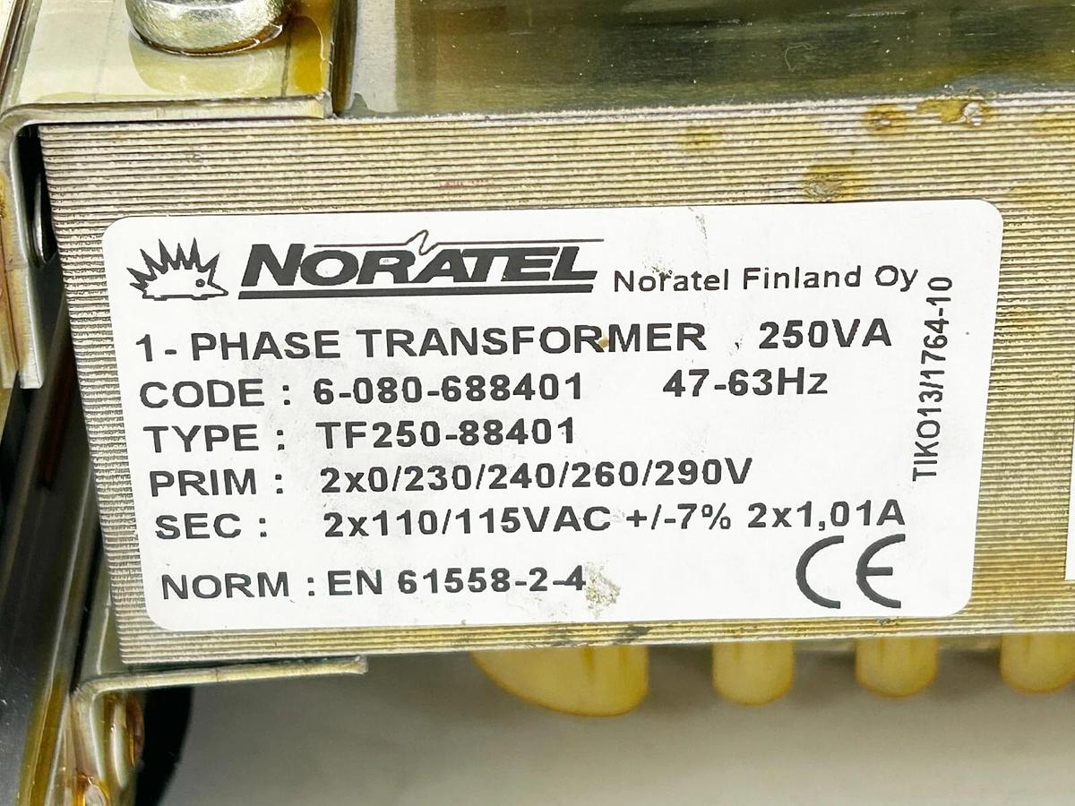 New Noratel TF250-88401 Transformer 250V 63Hz 6-080-688401 EN61558-2-4 - No Box