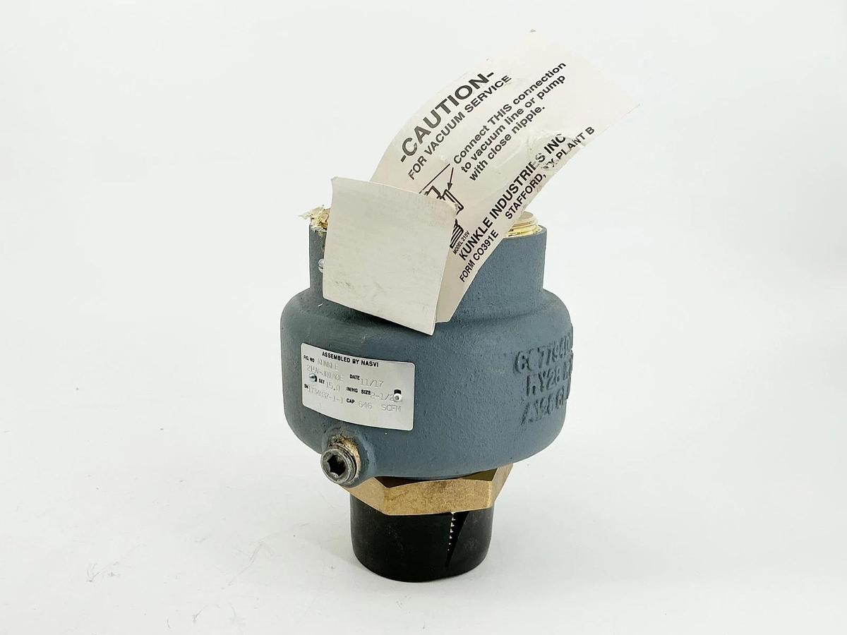 New Kunkle Valve 215V-J01AQE Vacuum Relief Valve 2-1/2" 15PSI Set Pressure