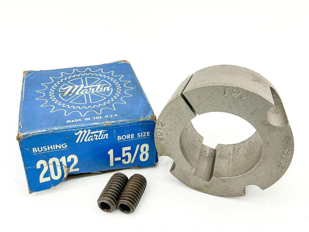 New Martin 2012-1-5/8 Taper Bushing 1-5/8" Bore