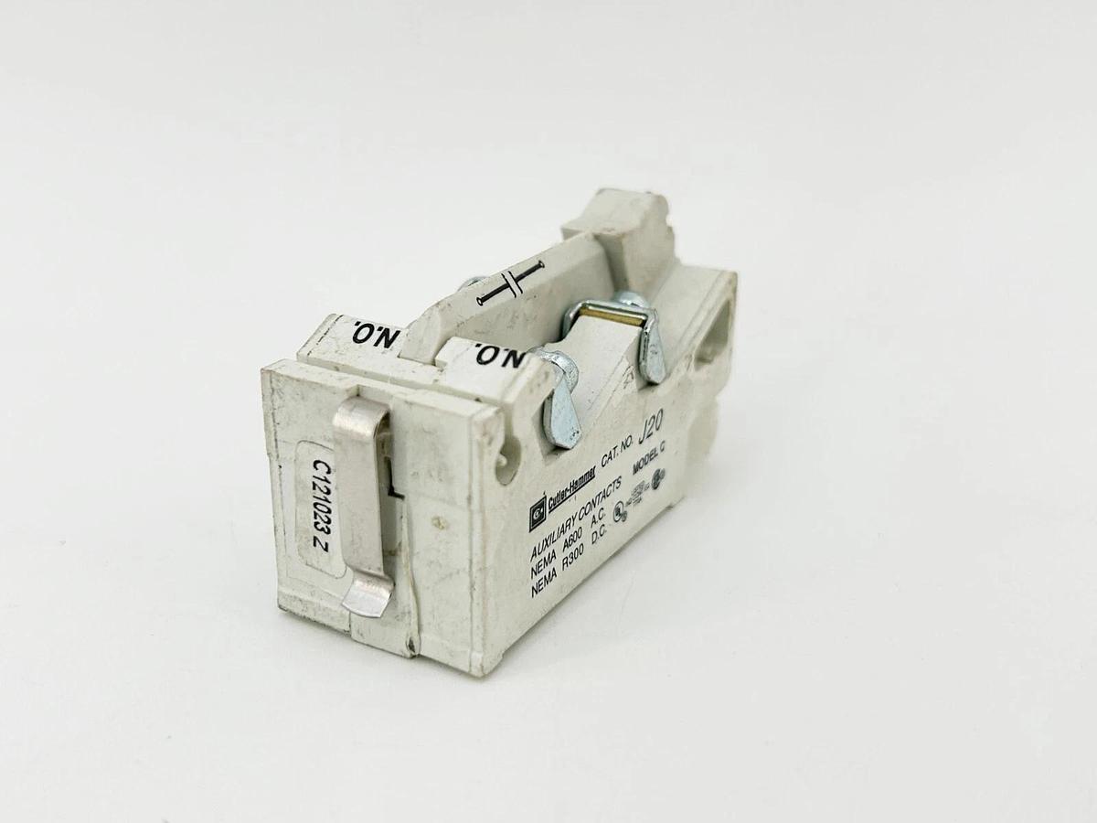 Used Cutler-Hammer J20 Auxiliary Contact 9084A17G02 Model C