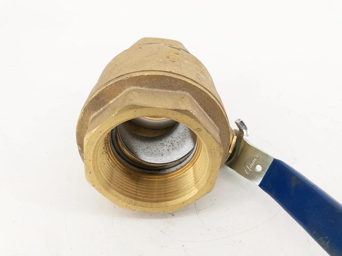 New Milwaukee Valve BA-475B Brass Ball Valve 2" 600WOG B16.44 - No Box
