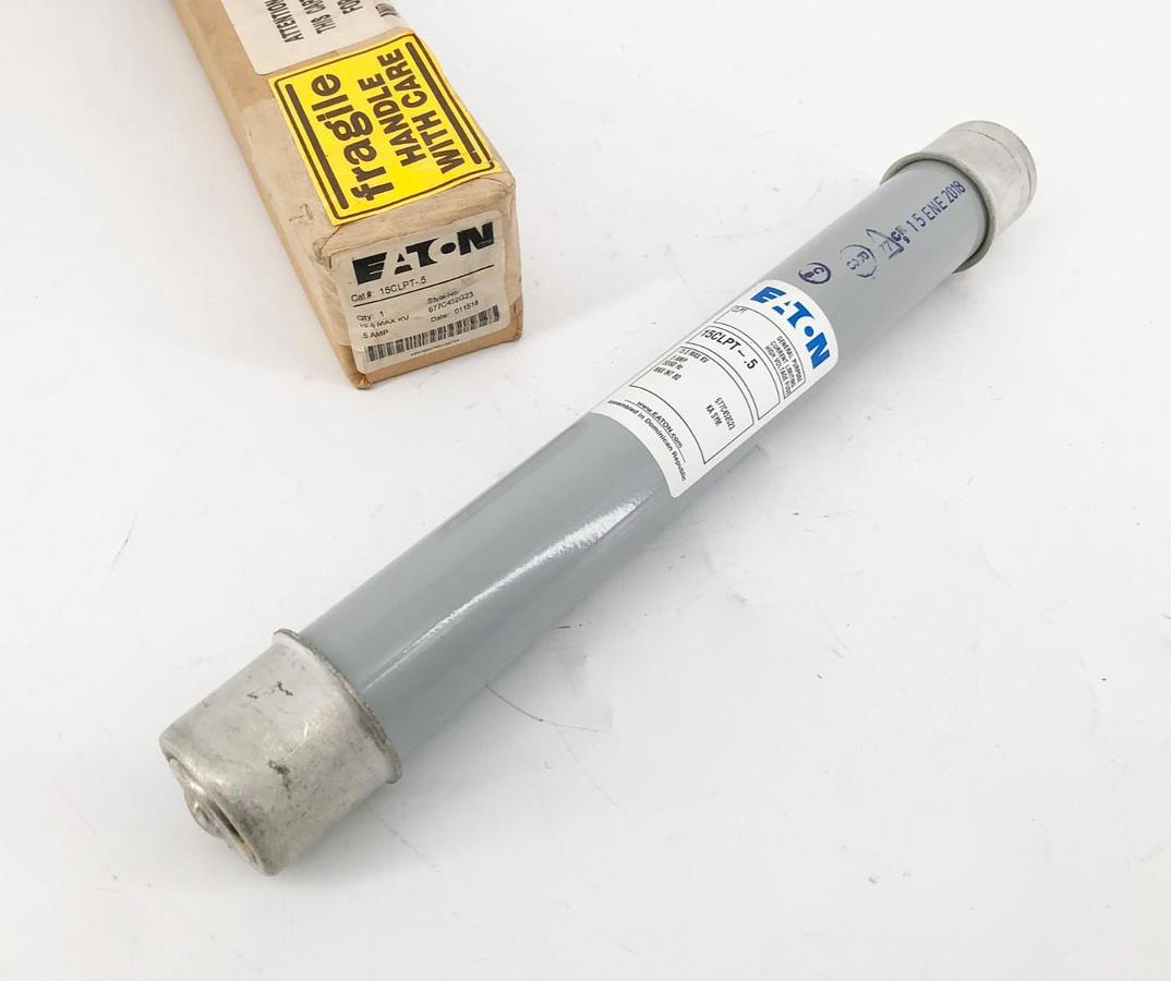 New Eaton 15CLPT-.5 Current Limiting Fuse 15.5 kV 0.5A 677C452G23