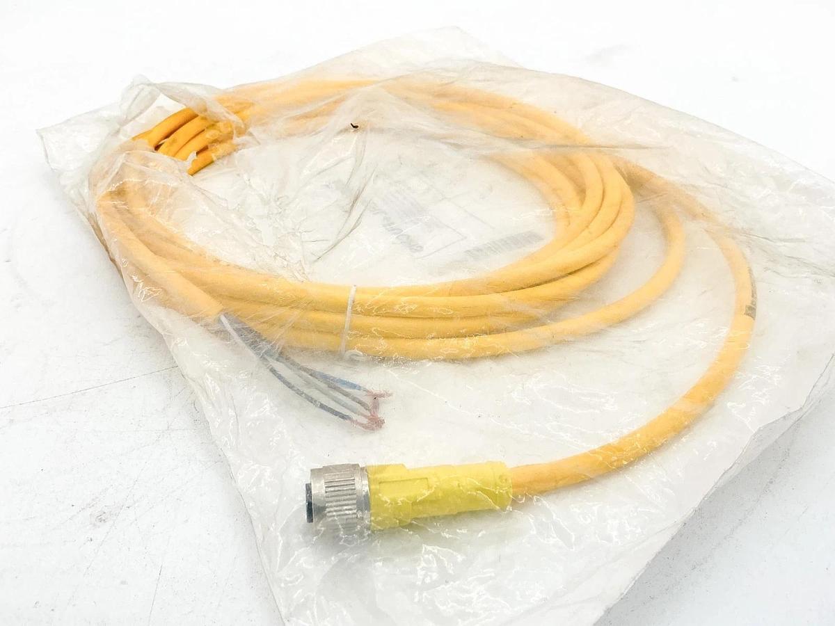 New Pepperl + Fuchs V15-G-YE5M-PVC Cordset 5P 908967
