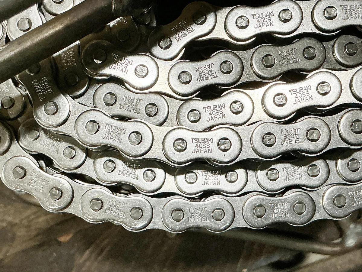 New Tsubaki 107-50005 Stainless Roller Chain 40SS 90ft 40X1/2” 247795