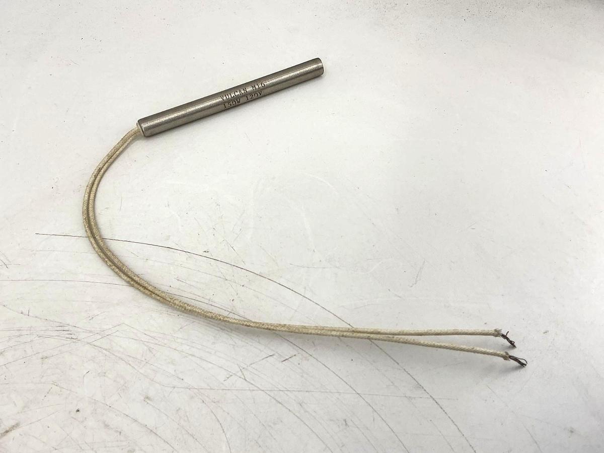 New Vulcan Electric C3930A Swaged Cartridge Heater 2-Wire 150W 120V - No Box