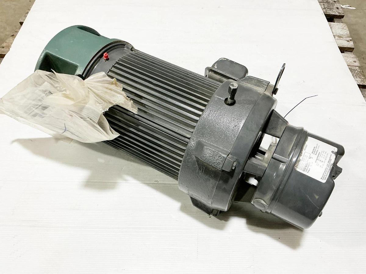 New Emerson U3E2GCR-P Electric Motor W/ Brake 3HP 575V 1765RPM 105603100DNF