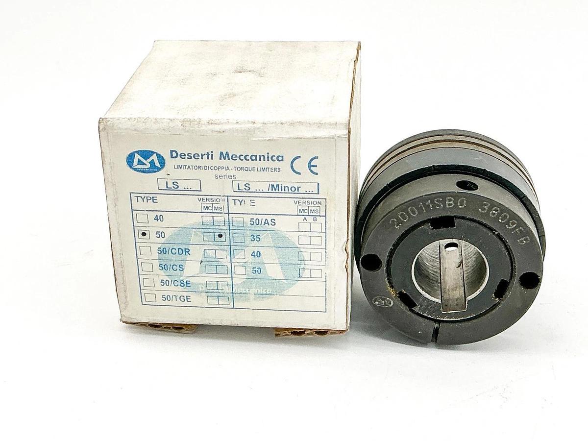 New Deserti 20011SB0-3809FB Torque Limiter Type 50 18.00mm Bore 38.08mmL 49.97mm