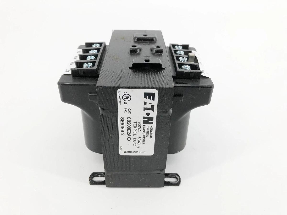 New Eaton C0200E2AXX Control Transformer 200VA 230X460-115V - No Box