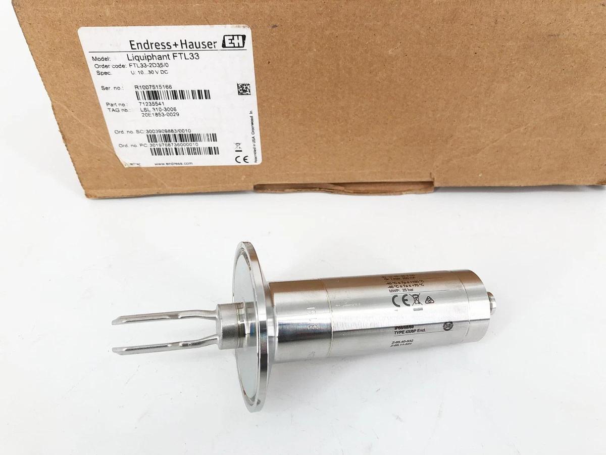 New Endress + Hauser Liquiphant FTL33 Point Level Switch FTL33-2D35/0 71235541