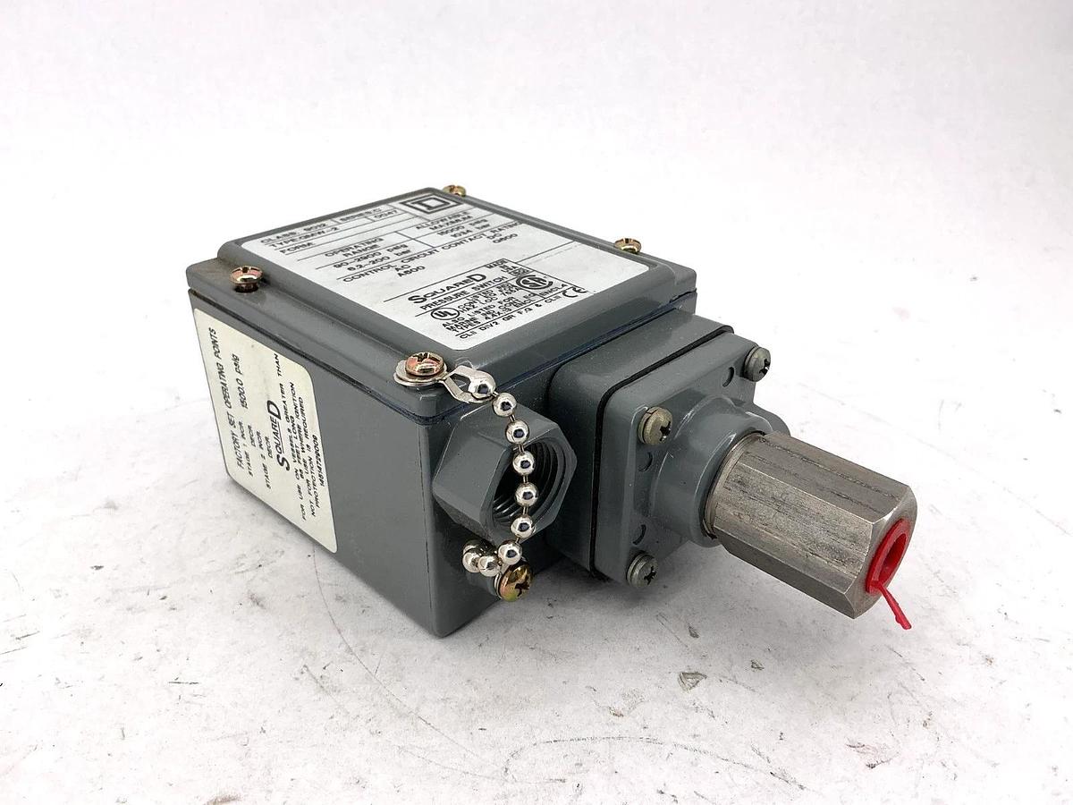 New Square D 9012GMW-2 Ser C Dual Stage Pressure Switch Stg1: 1500psig