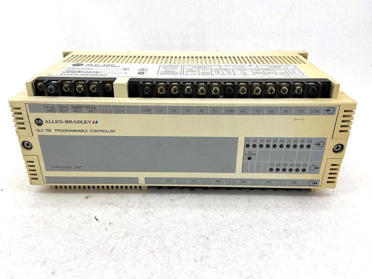 Used Allen Bradley 1745-E101 Ser B Expansion Unit SCL 100 PLC 2.5A 50/60HZ