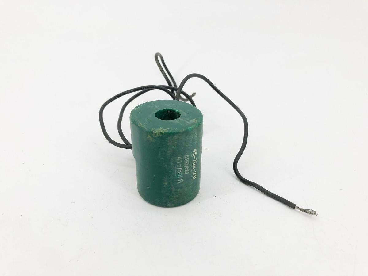 Used Asco 45-758-3D Solenoid Coil 415/480V 50/60HZ