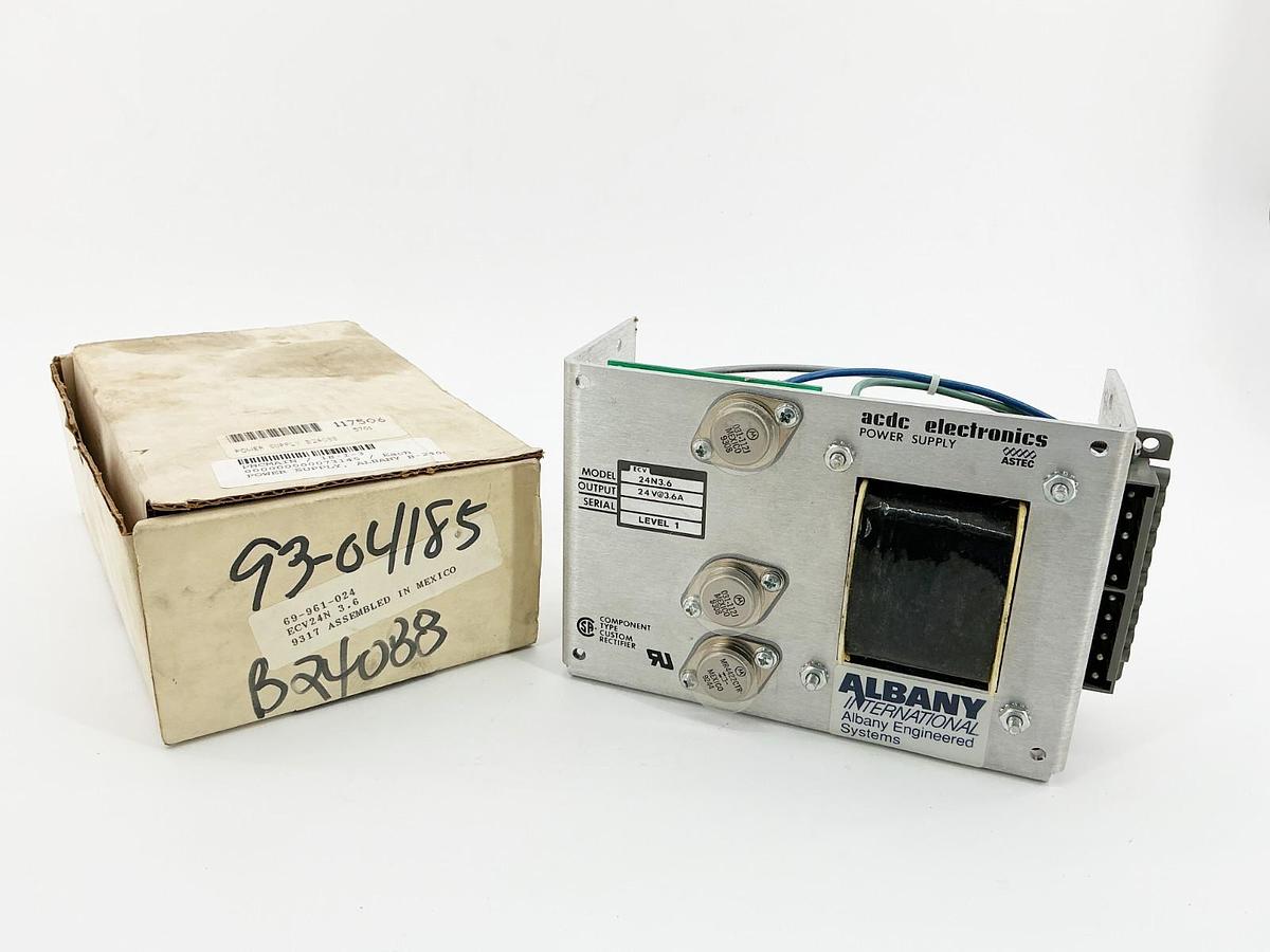 New ACDC Electronics 24N3.6 Power Supply 24V 3.6A Level 1 69-961-024