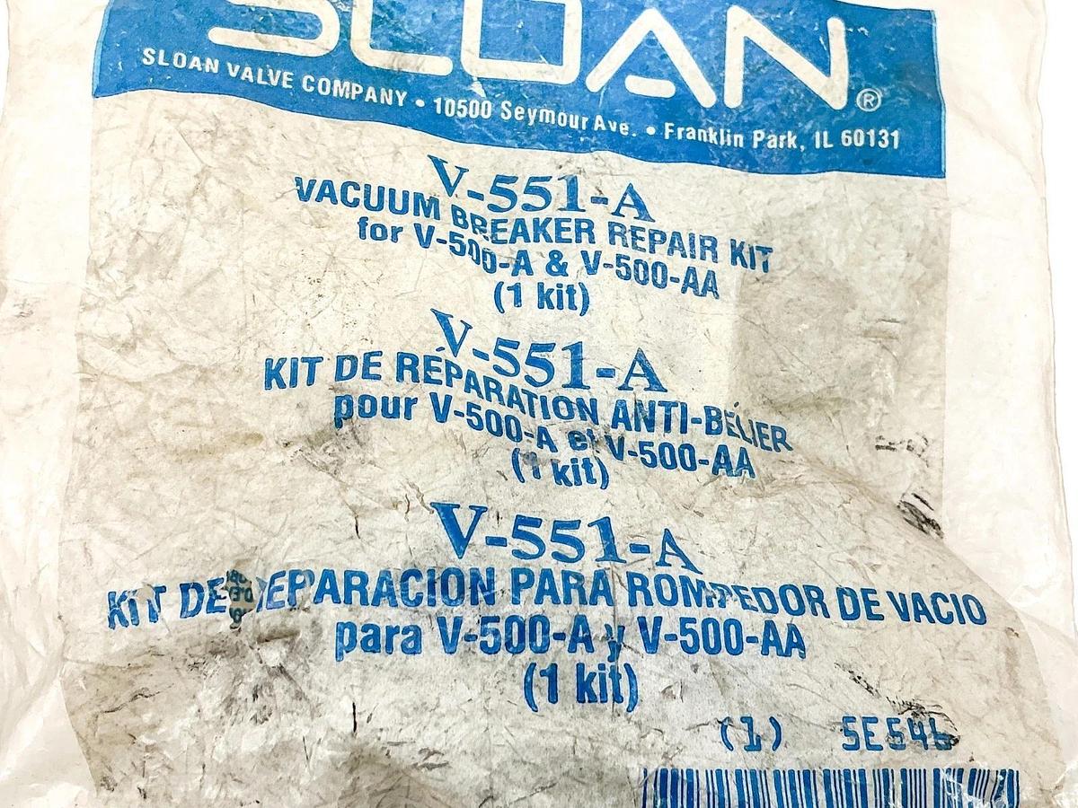 New Lot of 3 Sloan V-55-A Vacuum Breaker Repair Kit