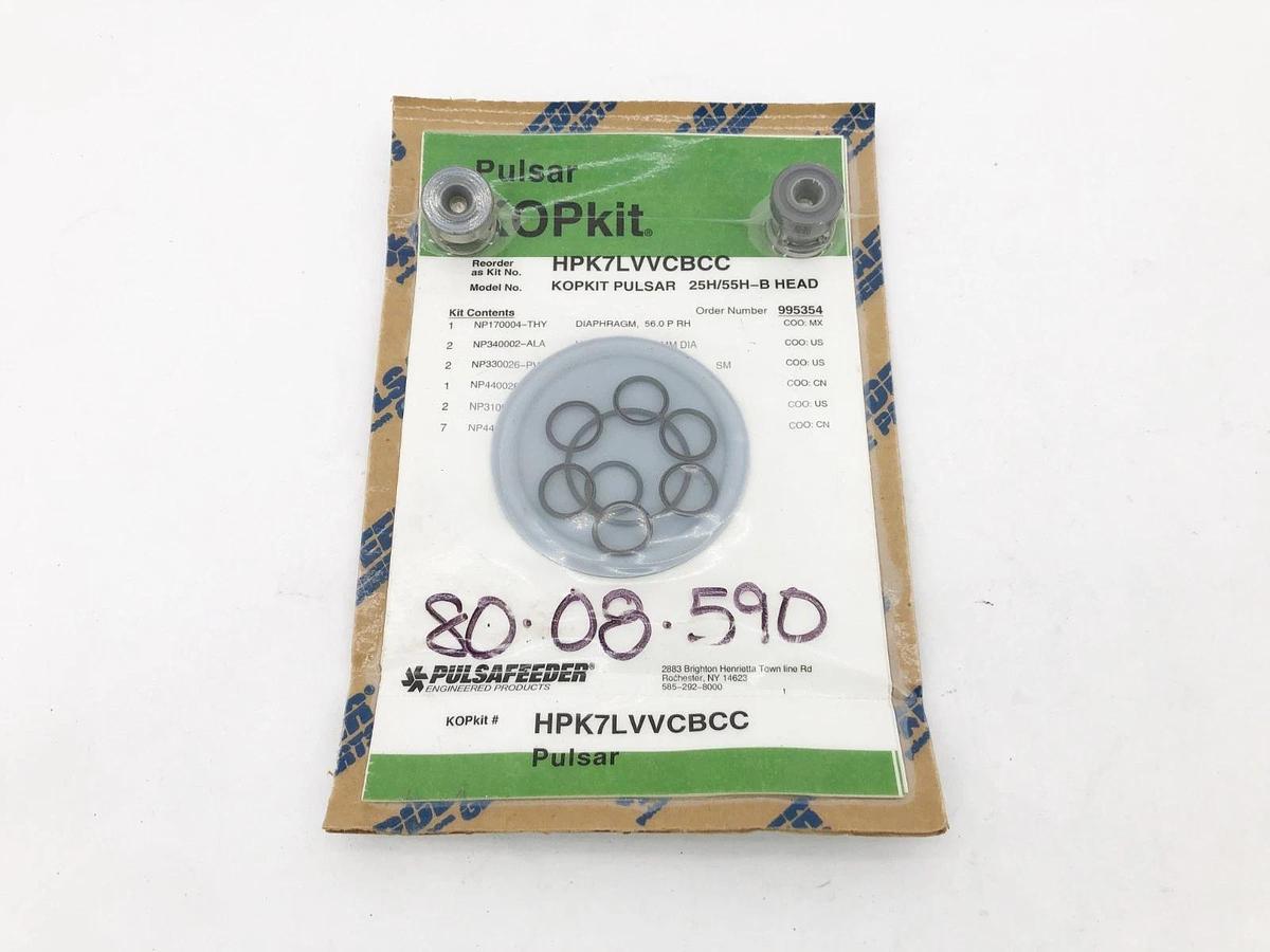 New Pulsafeeder Kopkit Pulsar 25H/55H-B HEAD Repair Kit HPK7LVVCBCC