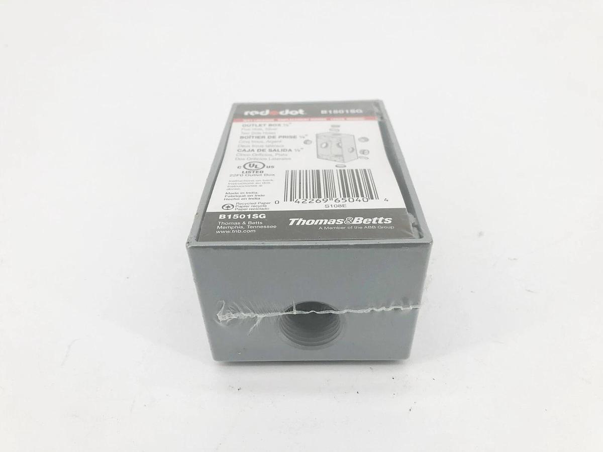 New Thomas & Betts B1501SG Weatherproof Box 4-9/16" L x 2-13/16" W x 2 " D