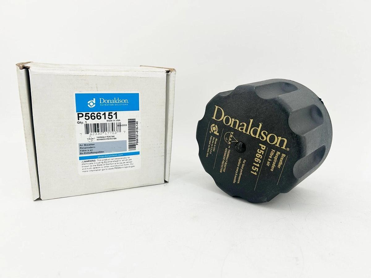 New Donaldson P566151 Breather Trap 3 Micron 1 NPT Thermally Reactive