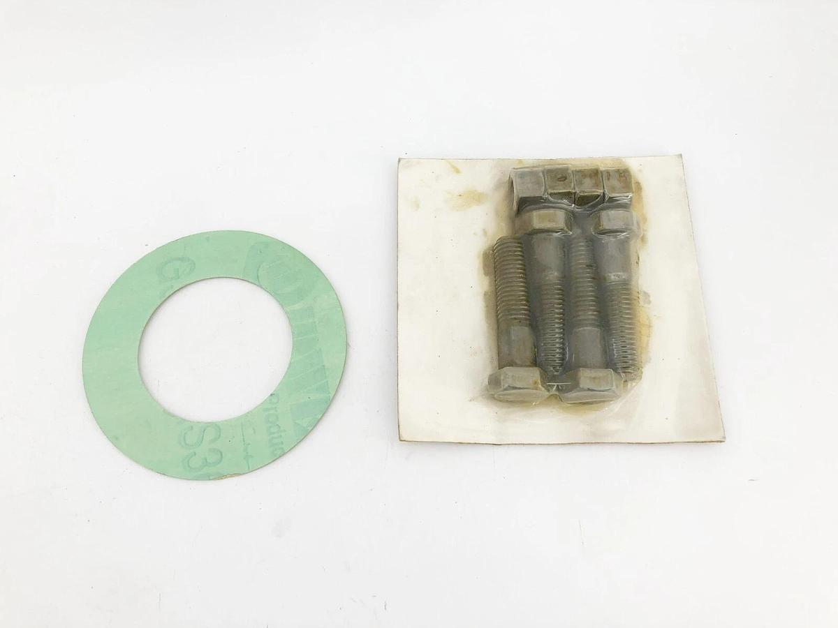 Lot of 5 New #2-1/2" 150# Ring Flange Gasket Kits W/ Bolts and Nuts 906243