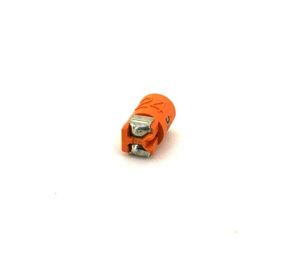Lot of 5 New IDEC LATD-2A Amber LED Bulbs 24VAC/DC