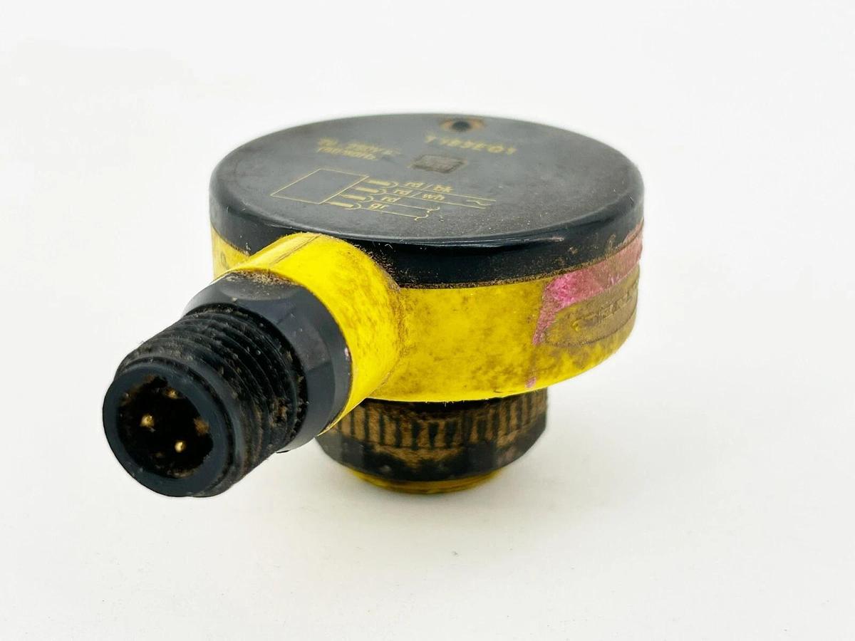 Used Banner Engineering T183EQ1 Barrel Mount Sensor EZ Beam 20M Range 250V 4 Pin